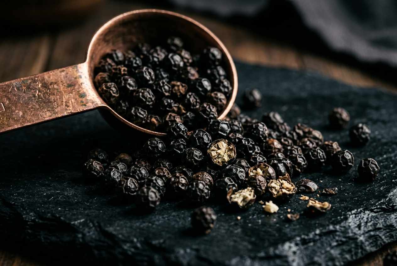 Premium black pepper export grade