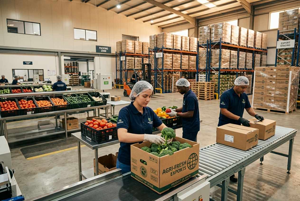 Export packaging facility